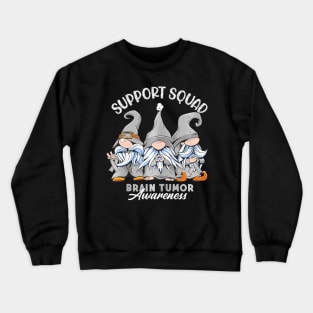 Support Awareness Squad I GBM Brain Tumor Cancer Crewneck Sweatshirt